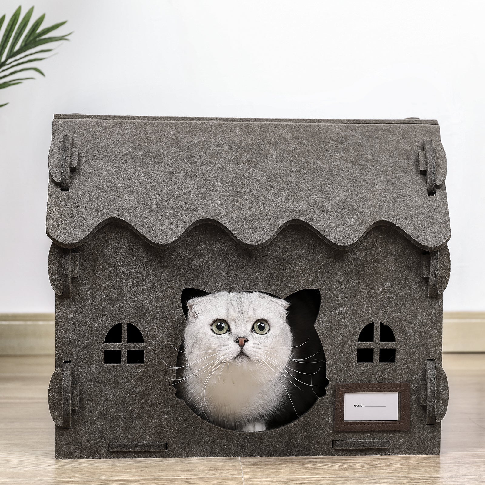 OPPODREAM Large Cat House for Indoor Cats