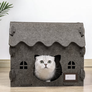 OPPODREAM Large Cat House for Indoor Cats