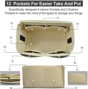 OMYSTYLE Purse Organizer Insert-2